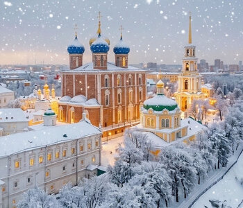 Зимняя сказка старой Рязани