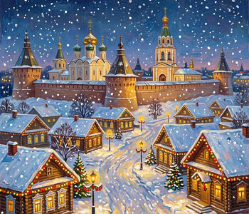 Былинный Муром в зимнем убранстве